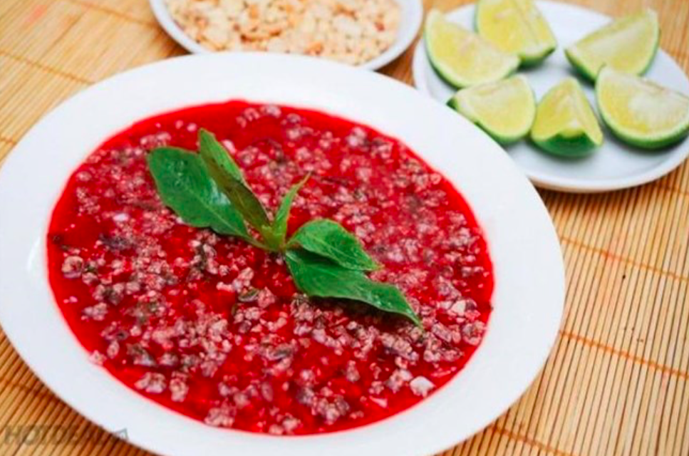 plats vietnamiens - soupe de sang