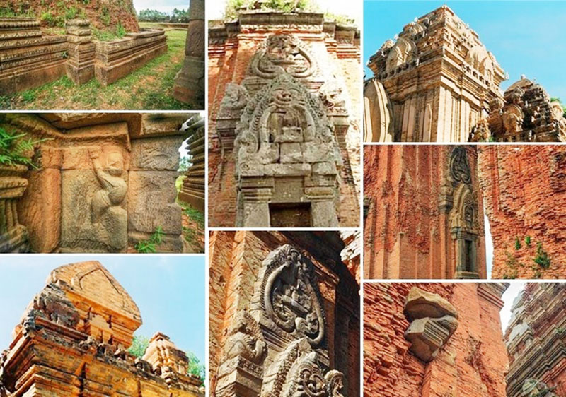 Tour Champa architecture religieuse du peuple Cham