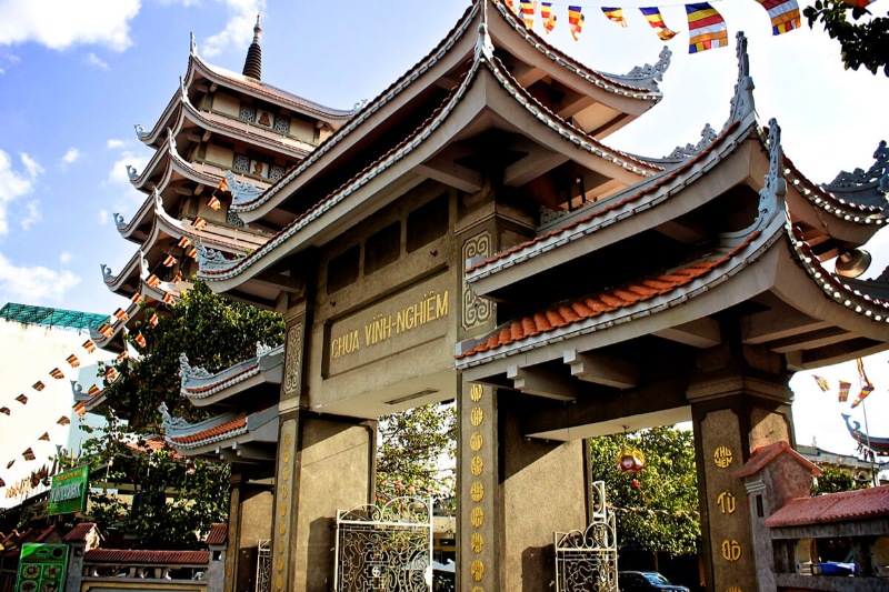 Vinh Nghiem Pagoda In Ho Chi Minh City
